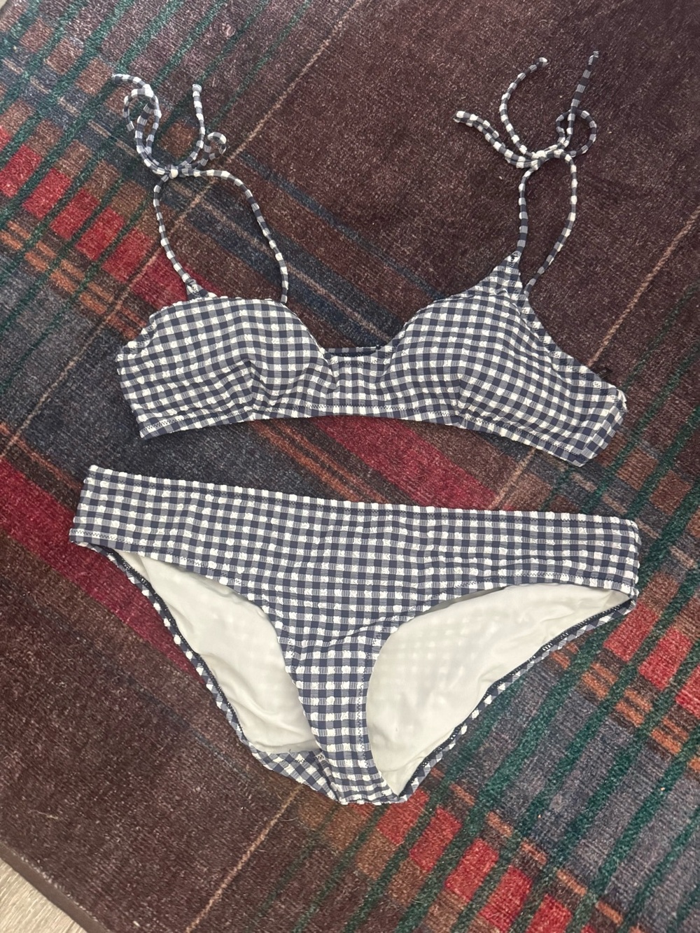 Jcrew Gingham Bikini